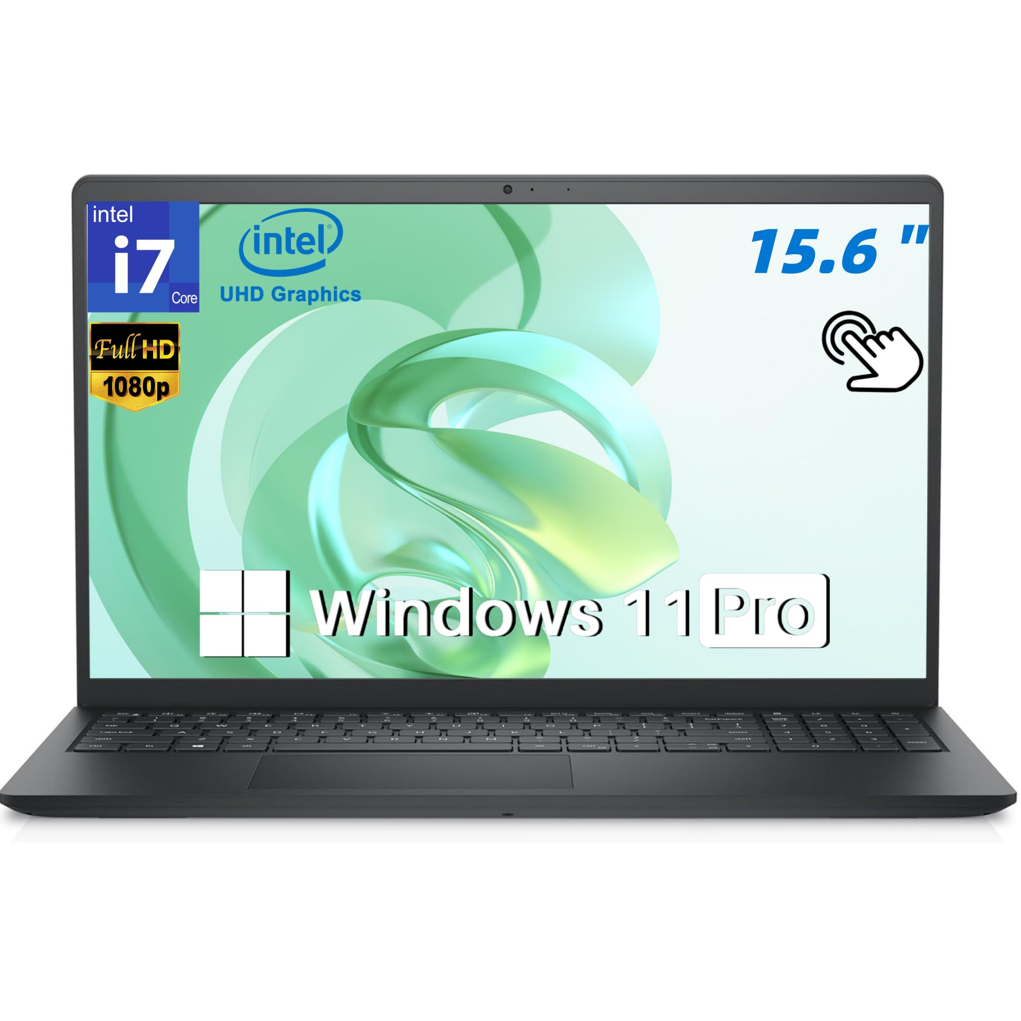 Dell 15 Laptop Touchscreen DC15250, Intel 13th Gen i7-1355U(10-Core), 15.6" FHD Anti-Glare Display, 32 GB RAM, 2 TB SSD, Intel UHD Graphics, Windows