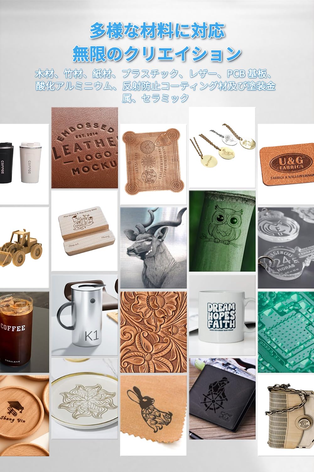 Amazon | ACMER S2 レーザー彫刻機 7000mW クラス1 高精度 ミニ 彫刻機