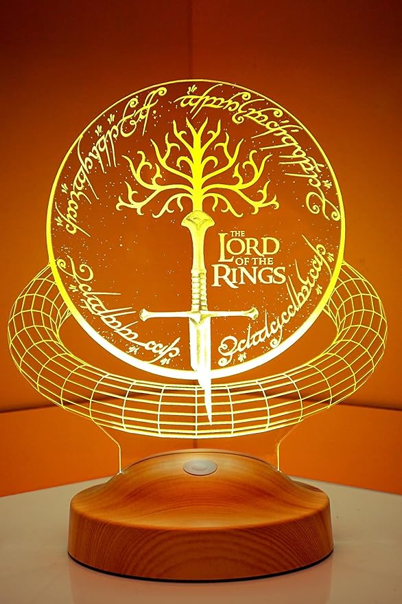 Sentidos 3D LedNachtlicht Herr der Ringe