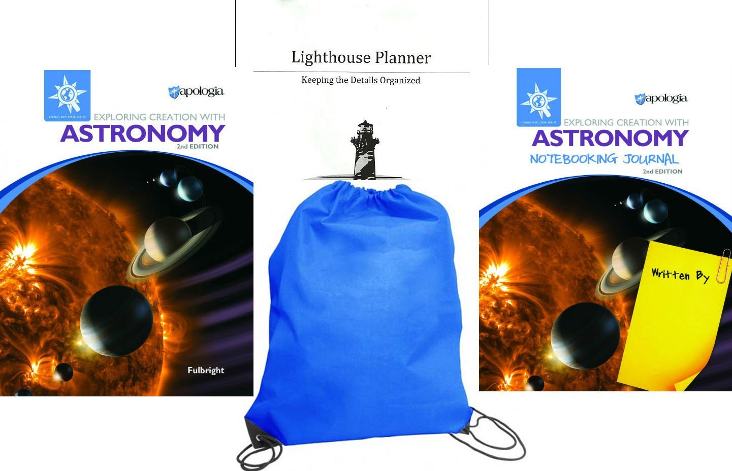 Exploring Creation with Astronomy 2nd Edition w/ Notebooking Journal homeschool kit in a bag