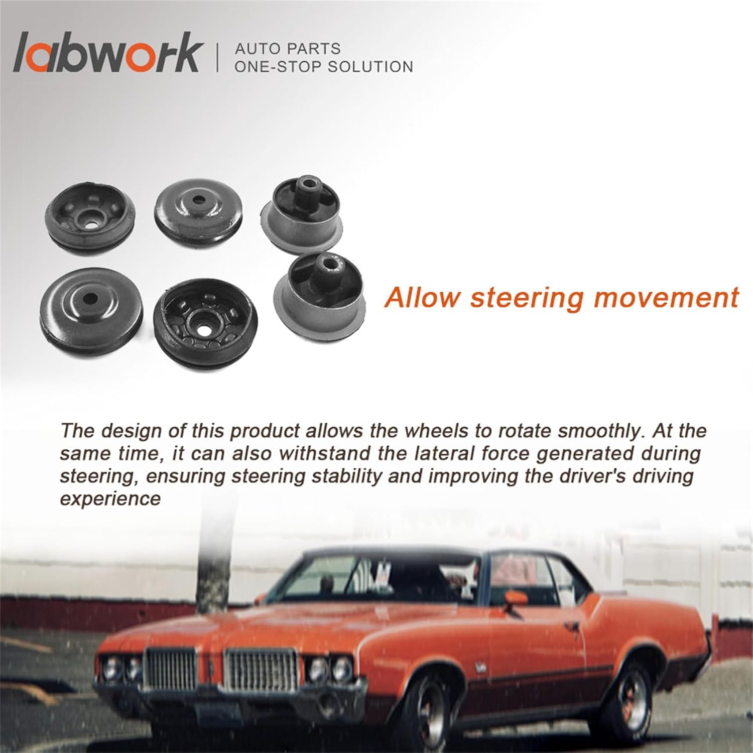 labwork 6 x Rear Differential Arm Mounting Bushing Support Rubber Replacement for Honda CR-V 1997-2012 Replacement for Honda Civic Ferio 1995-2001