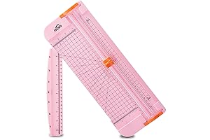 A4 Paper Cutter 12 Inch Pink, Automatic Safety Paper Trimmer