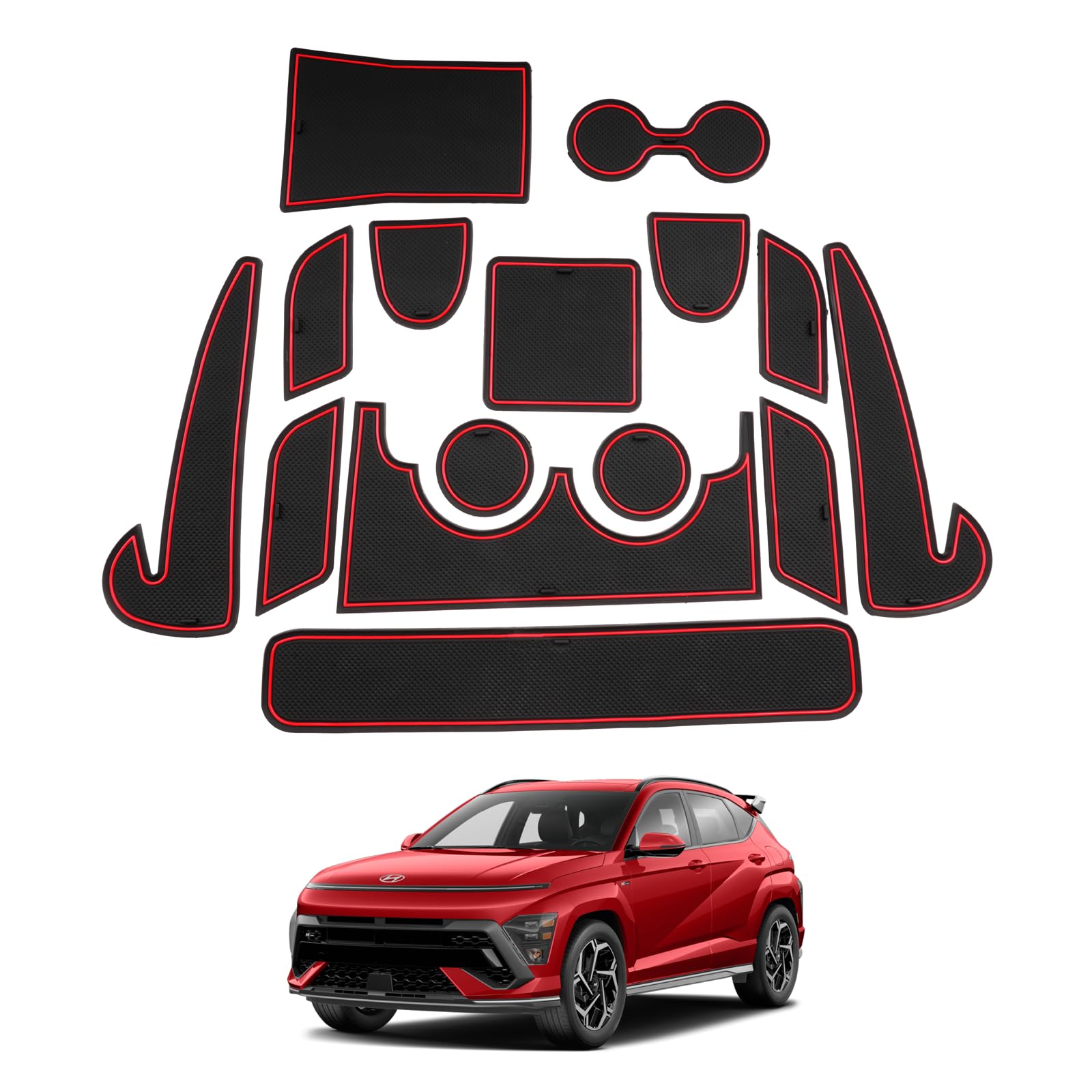 Amazon.com: SHAOHAO for 2026 2027 Hyundai Kona Center Console Mats