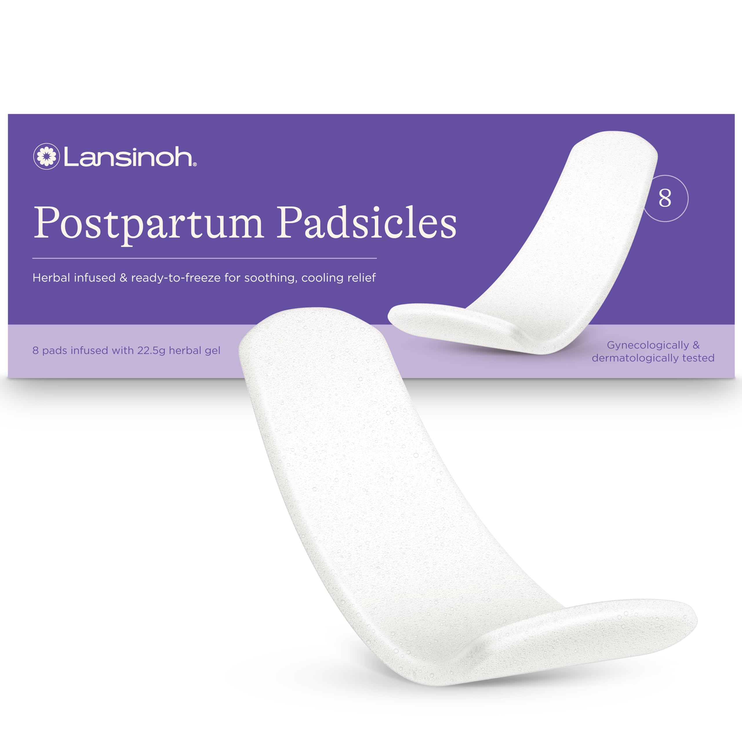 Lansinoh Padsicles Postpartum Cooling Pads - 8 Pack