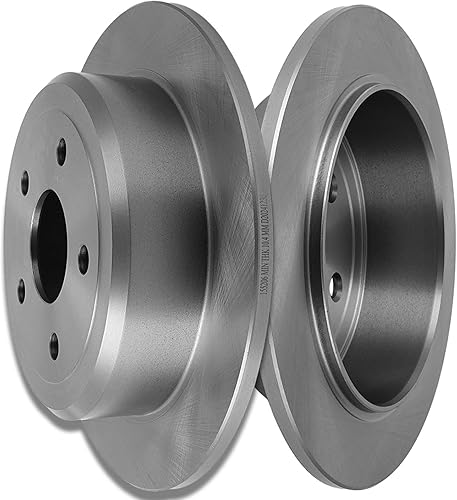 Miniatura 586 de SCITOO Juego de 2 frenos de freno ranurados traseros para Chrysler Town & Country, 08-16 para Dodge Grand Caravan, 09-13 para Dodge Journey, 12-15