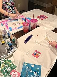 Magicfly 3D Fabric Paints, 40 Colors Puffy Paint Set with Fluorescent ...