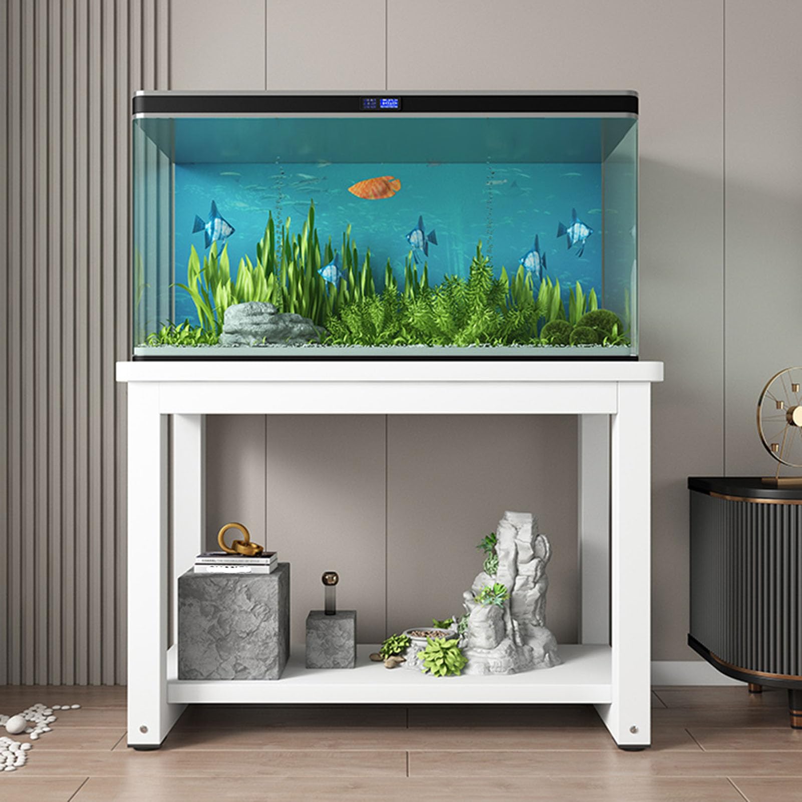 Support D'aquarium en Métal，support Robuste Pour Terrarium D'élevage de Tortues，support Pour Aquarium de Bureau À Domicile，table Pour Terrarium Support Pour Tortues Meuble Pour Aquarium