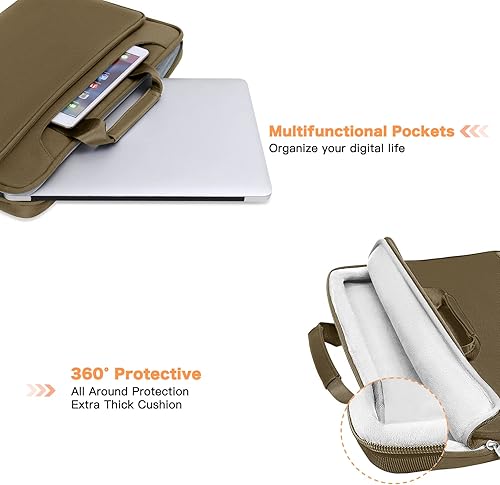 Miniatura 2 de MOSISO - Bolsa de hombro con protección de 360 para MacBook Pro de 16'' 2023-2019 M2 A2780 M1 A2485 ProMax A2141Pro 15 A1398, laptop de 15-15.6'',
