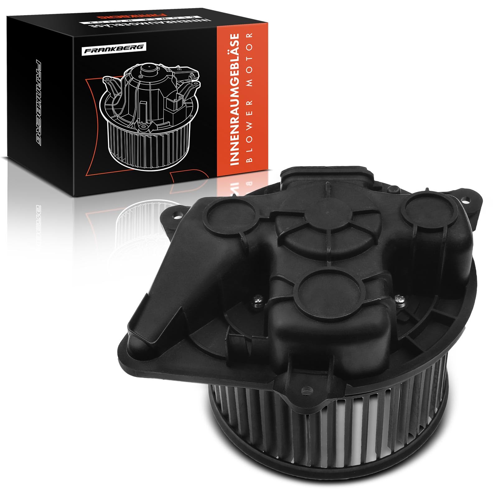Frankberg Motor del ventilador de calefacción 7701208225 | Compatible con: Autobús Primastar X83, Autobús de tráfico II JL, Vivaro Combi X83, Caja de tráfico II FL