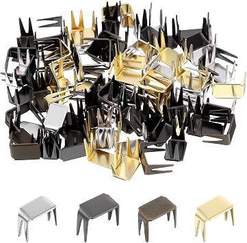 #5 80Pcs Zipper Stops, Top and Bottom Stops Zipper Repair Kit for Bags Coats Jackets Zippers Rescue Repair 4 Colors
