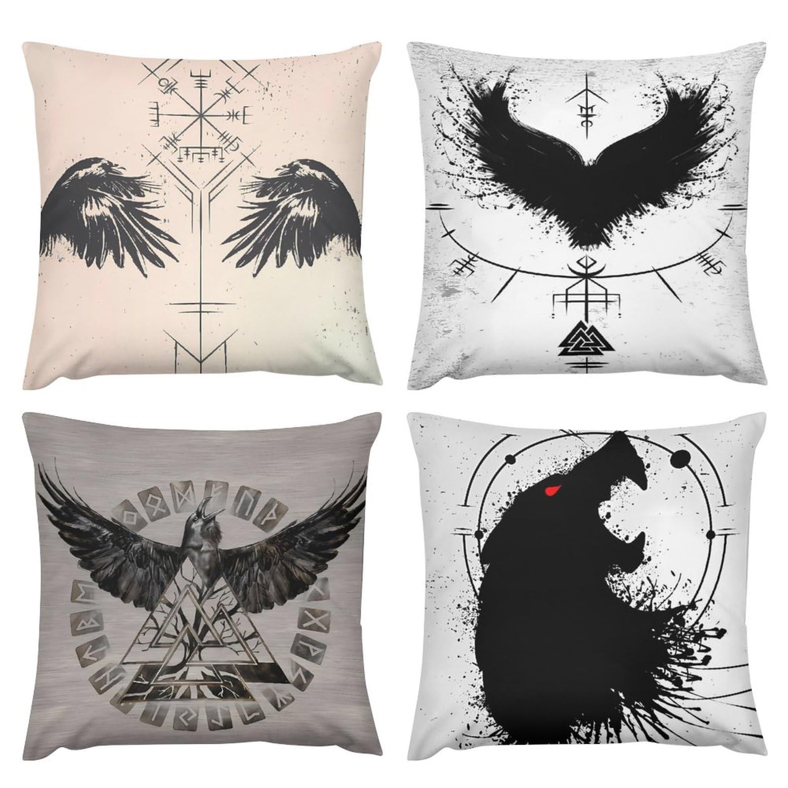 Housses de coussin Viking en peluche pour raviver un canapé fatigué