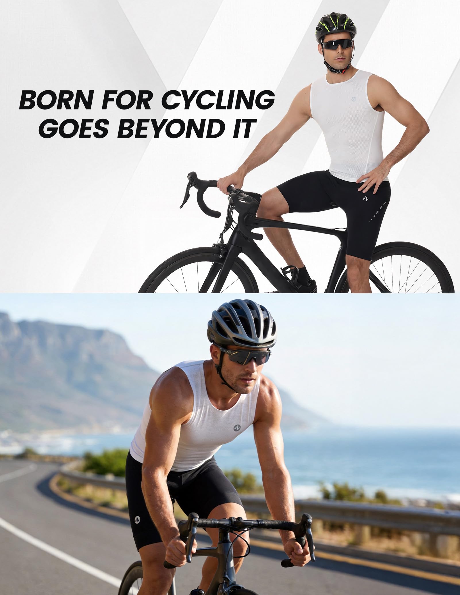 Nepest Base Layer Herren Ärmellos Ultralight, Atmungsaktiv