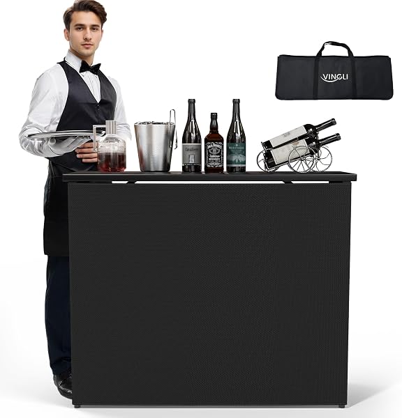 VINGLI 45 inch Commercial Portable Bar Table