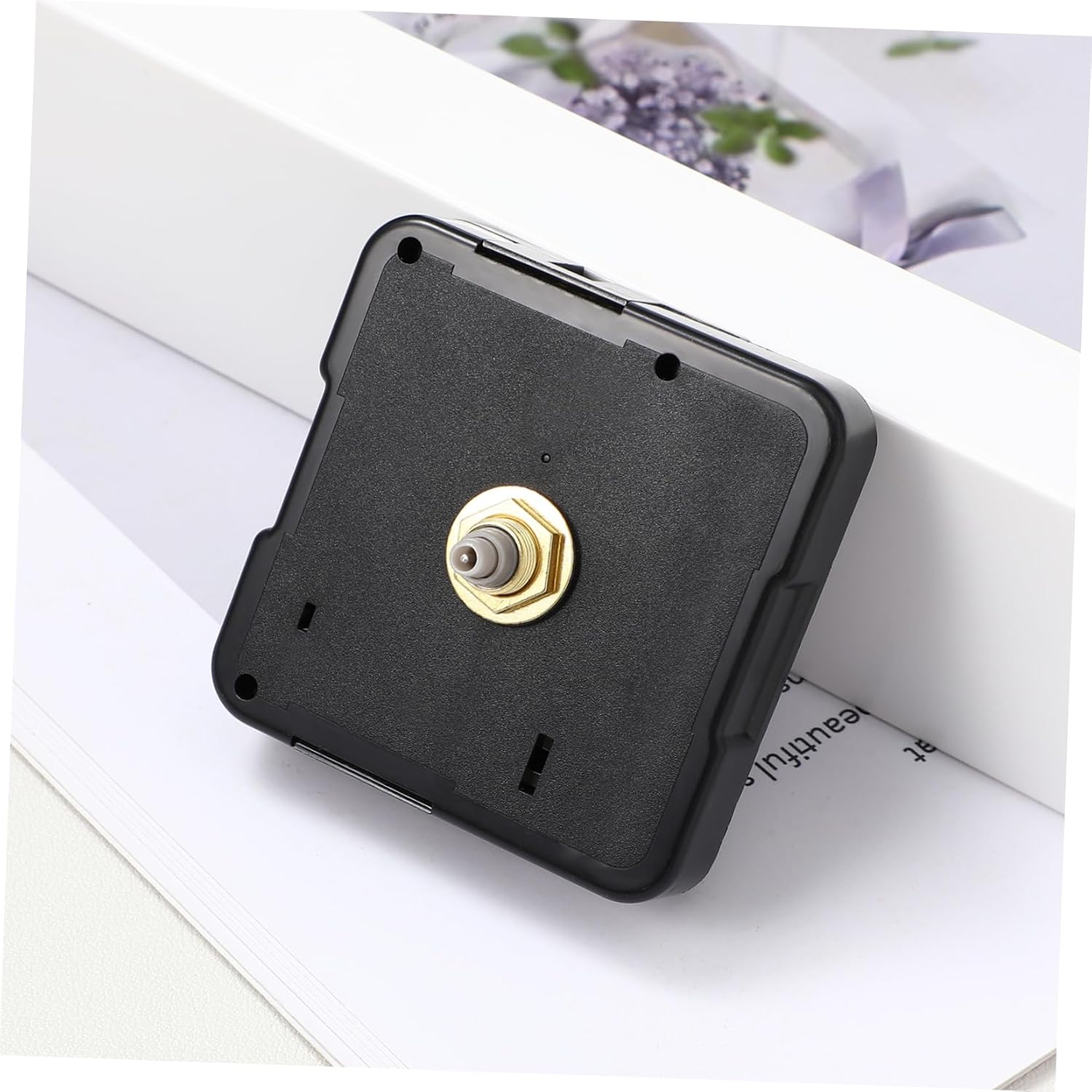 EXCEART Quartz Clock Movement Replacement Battery Operated Silent Mechanism for DIY Craft Frameless Wall Clocks