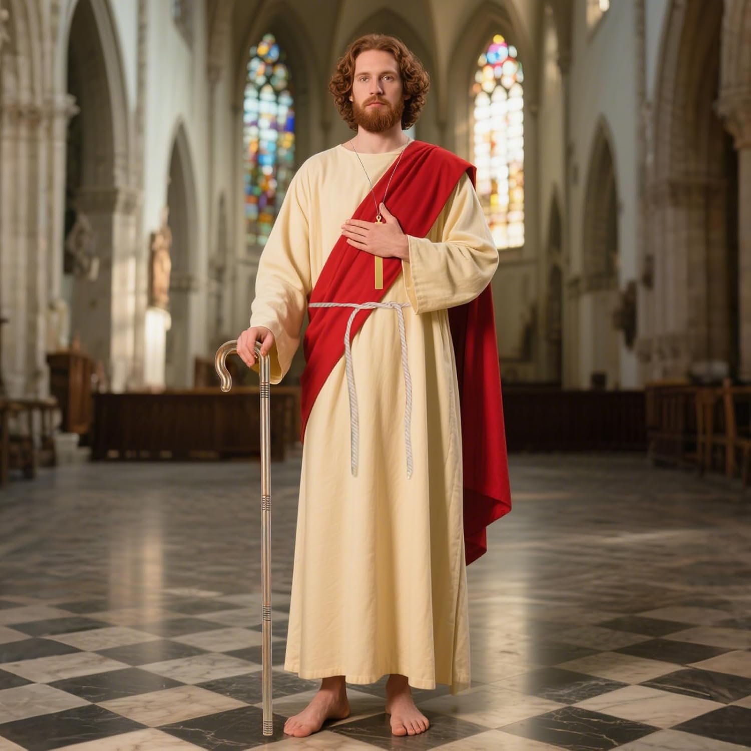 Jesus Costume Adult Men Biblical Religious - Image 7