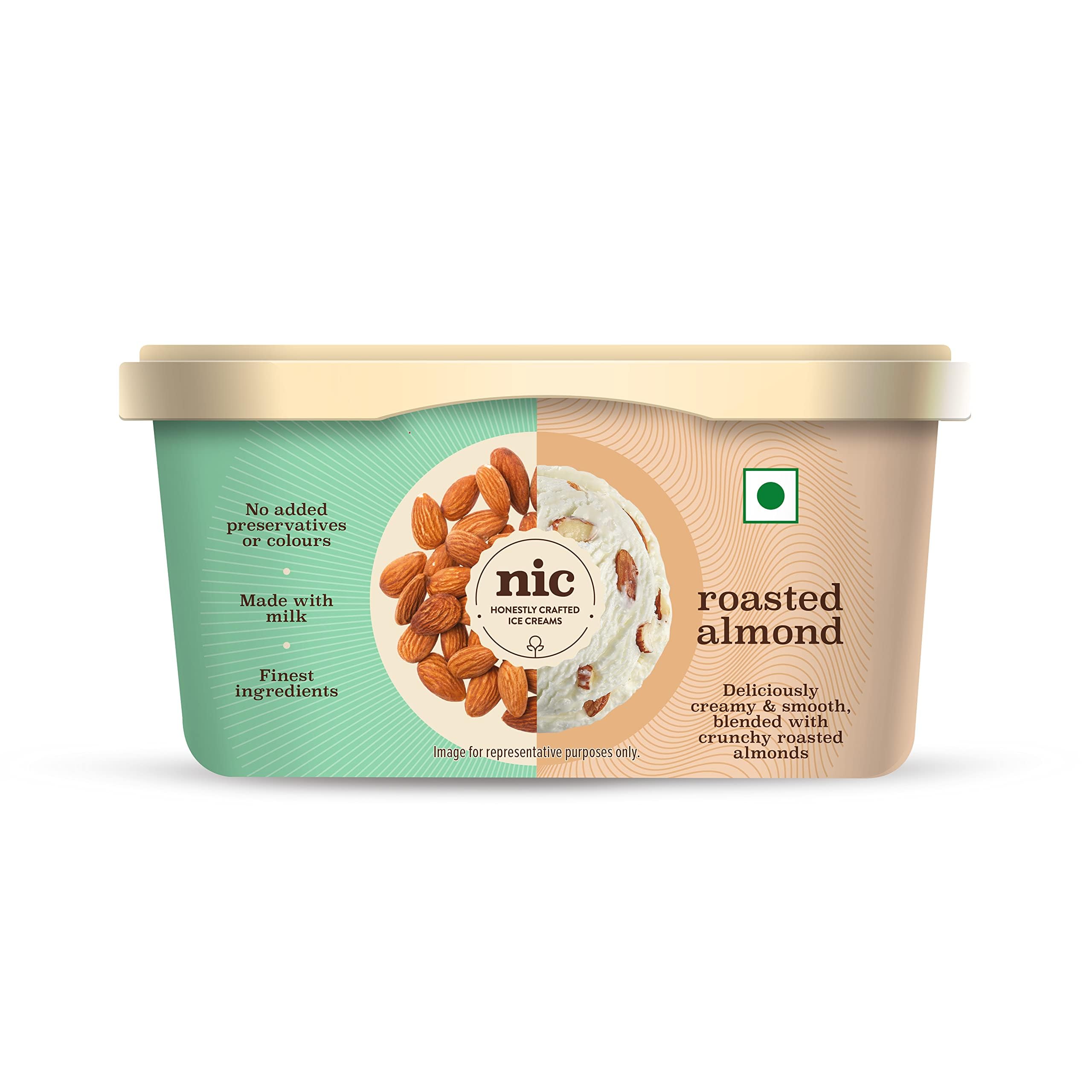 NIC Roasted Almond Ice Cream, 500ml-picture-28
