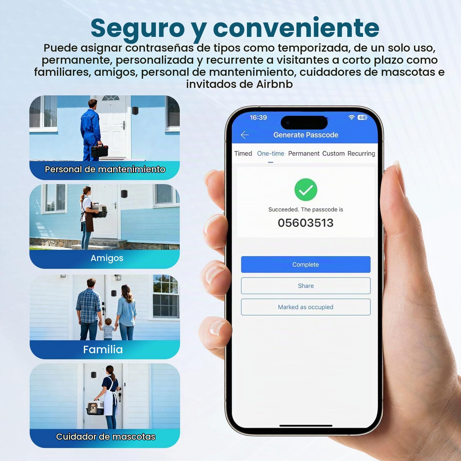 Caja de Seguridad para Llaves con código numérico, caja para llaves inteligente Bluetooth montada en la pared, impermeable Grande Cajetin Llaves,Caja Fuerte para Llaves para casa,garaje,apartamento