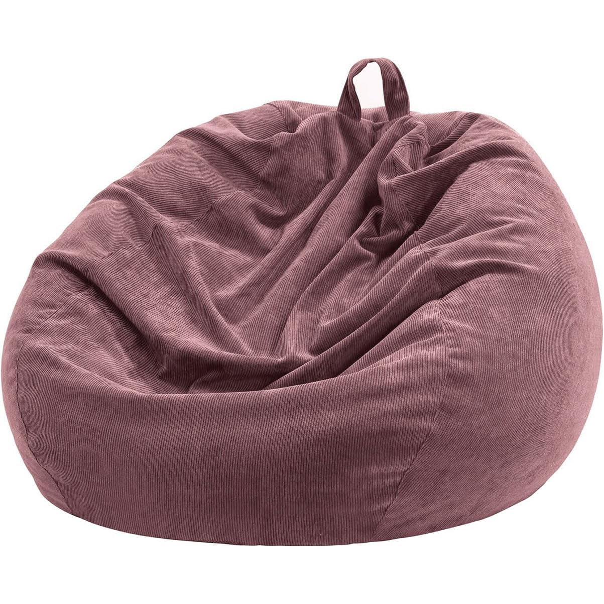 Nobildonna 3 ft Bean Bag Chair Cover (No Filler) 35"ร43" Large Stuffed Animal Storage Bean Bag Washable Beanbag Chair Cover Premium Corduroy Stuffable Bean Bag Cover for Adults,Kids,Fuchsia 300L โ image 1
