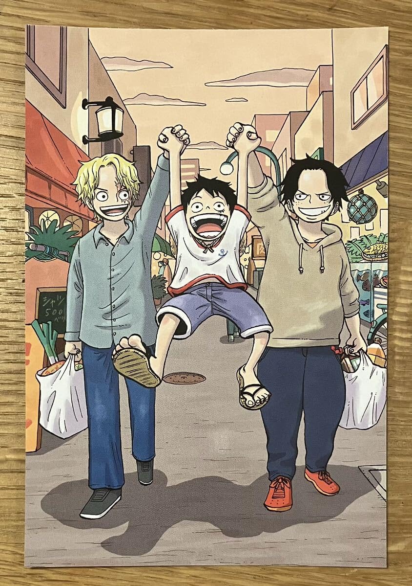 Amazon.co.jp: ワンピース学園 ポストカード 尾田栄一郎 ONE PIECE