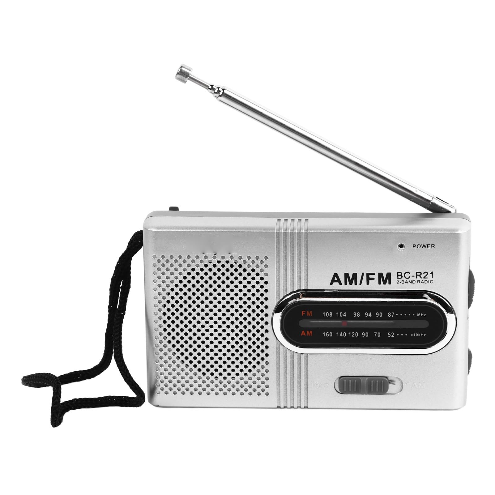 Radio FM portátil de bolsillo tipo puntero y reproductor MP3 a pilas