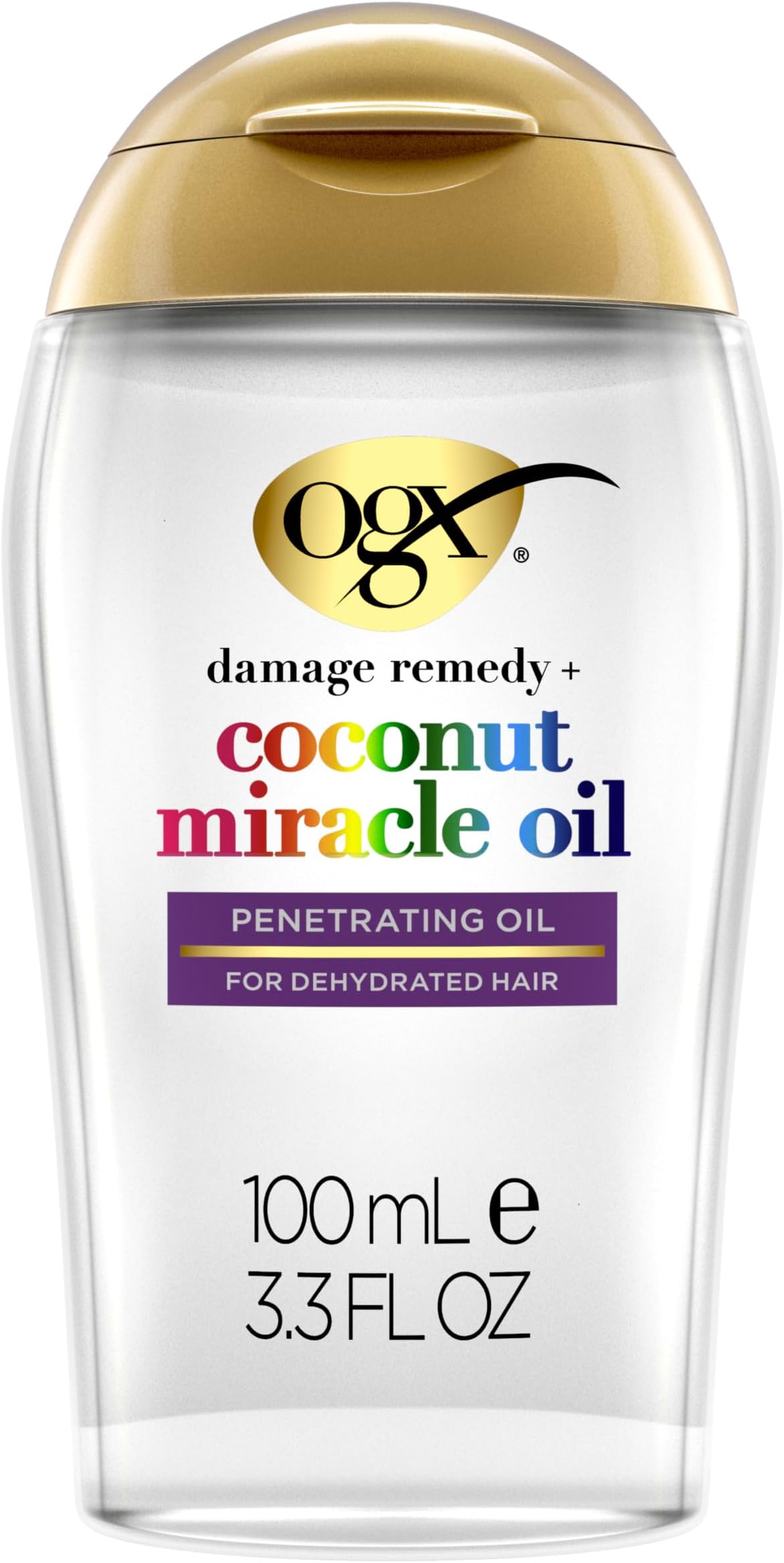 Extra Strength Damage Remedy + Coconut Miracle Oil Penetrating Oil, 3.3 Ounce Bottle Sulfate-Free Surfactants