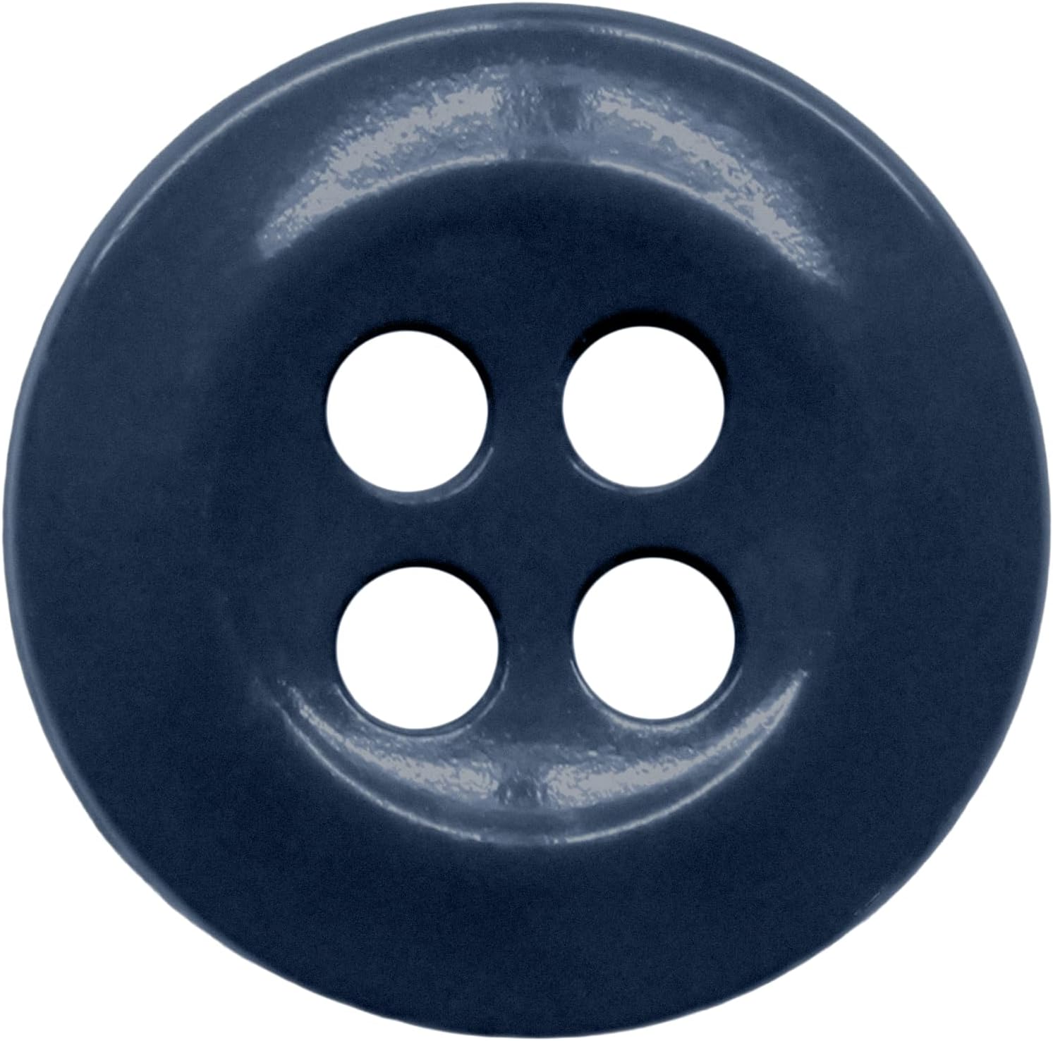 ButtonMode Work Shirt Buttons 13mm 20L Style 29 for Army, Dickies, Carhartt, Wrangler, Red Kap, Fits Class A, B, C Workwear, Military Spec Industrial Strength, Size 1/2", Blue Navy Classic, 12-Buttons