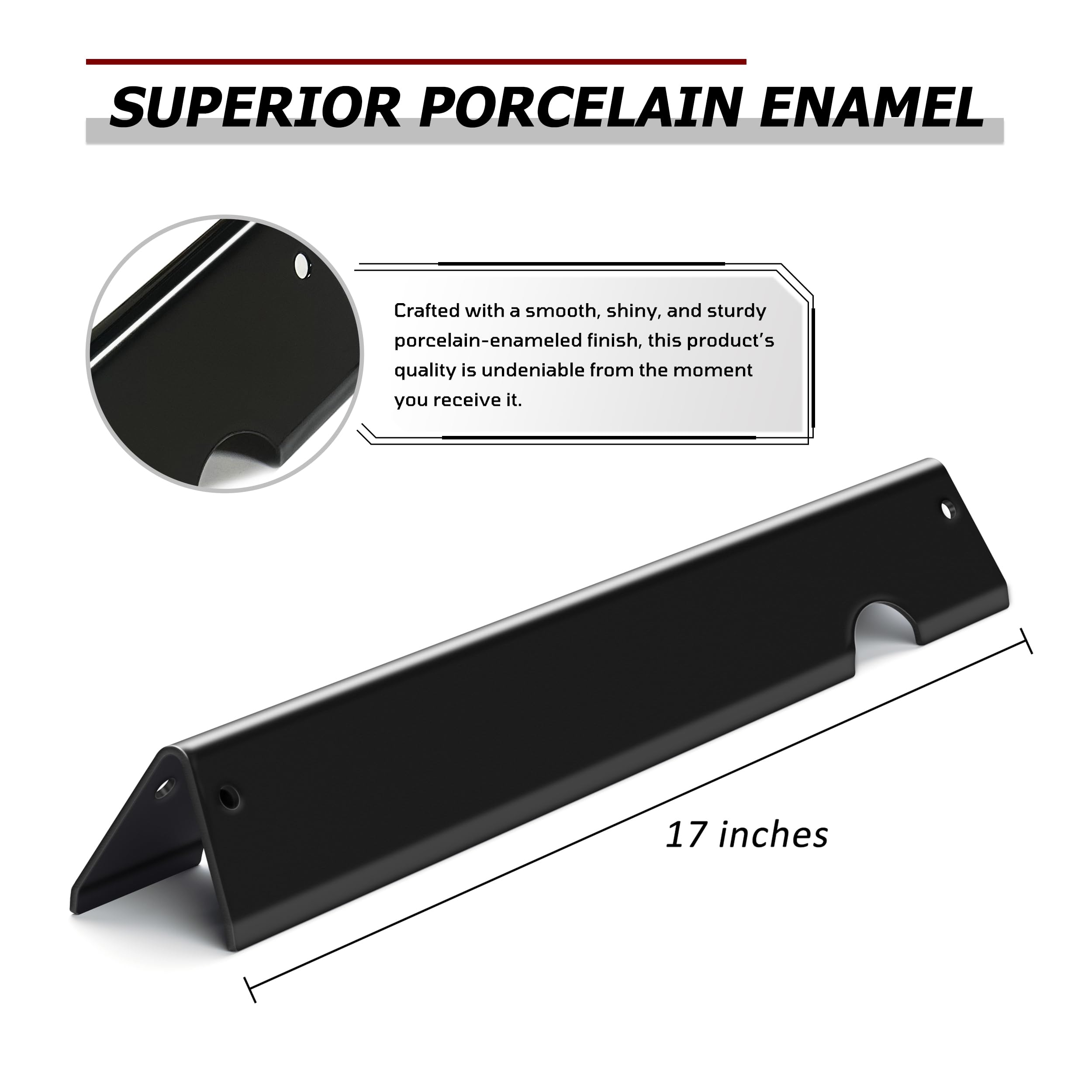 66033 66797 - Barre aromatizzanti di Ricambio per Weber GS4 Genesis II Serie 400, E-410 E-435 S-410 S-435 SE-410, Parti per griglia Genesis GS4 II LX E/S-440, Barre aromatizzanti smaltate in
