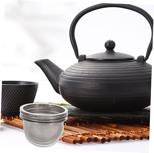 Miniatura 8 de Colador de malla 4 unids Tetera Colador Filtros de café Colador de té Premium Acero inoxidable Taza Taza Tetera de acero inoxidable