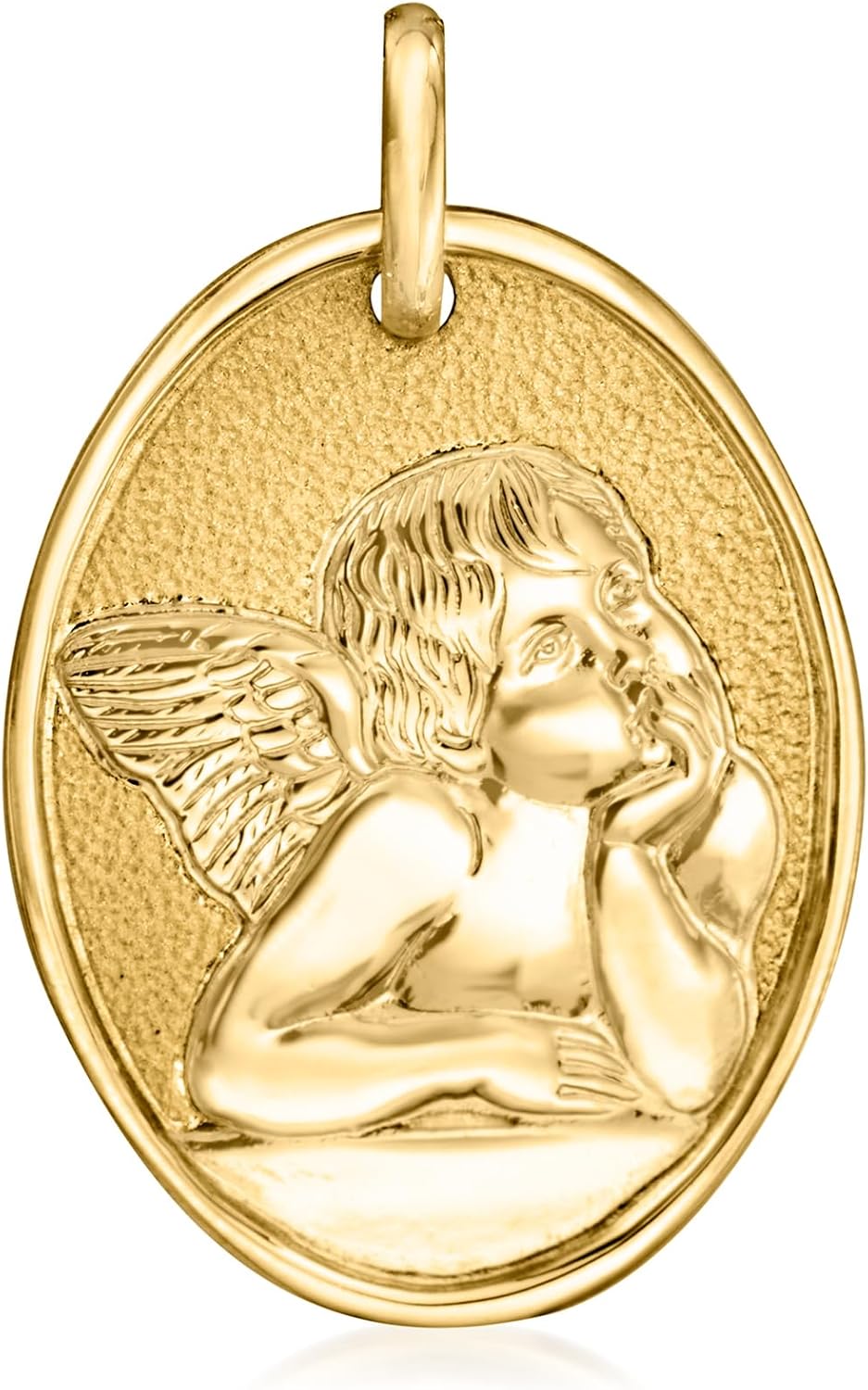 Ross-Simons Italian 14kt Yellow Gold Raffaello's Angel Pendant