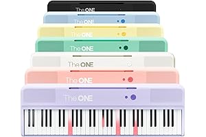 The ONE Smart Keyboard COLOR 61-Key Piano Apps