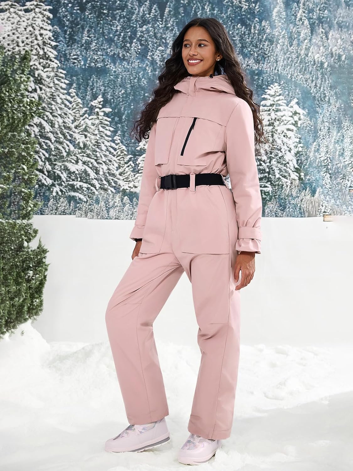 Yousify Womens Ski Suit Onesie Snow Suits Snowsuit Jumpsuit Ski Jackets