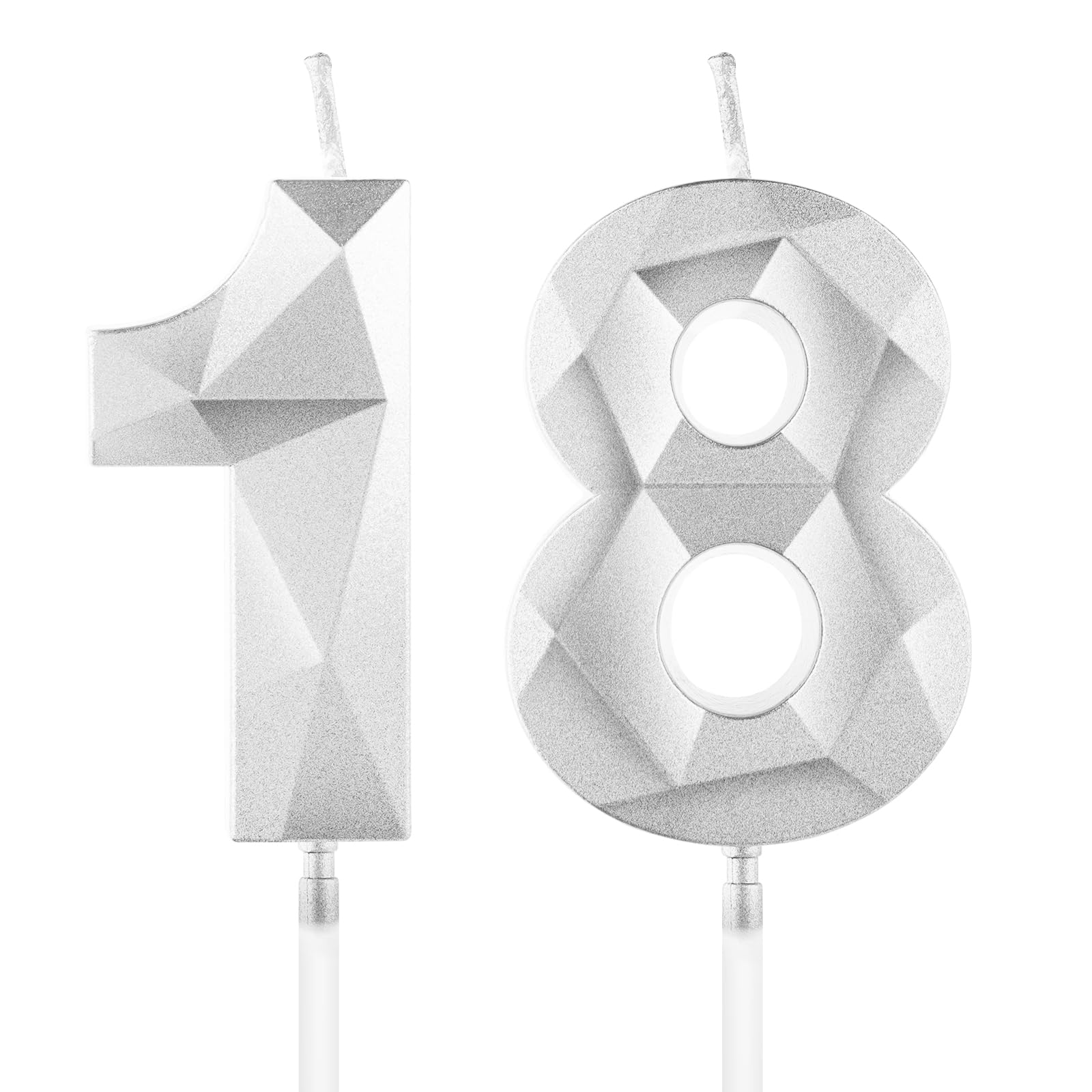 Yiran 50th Birthday Candles, Gold Number 50 Happy Birthday Candles, Cake Topper Decorations for Birthday Party, Wedding Anniversary Celebration Supply — view 71