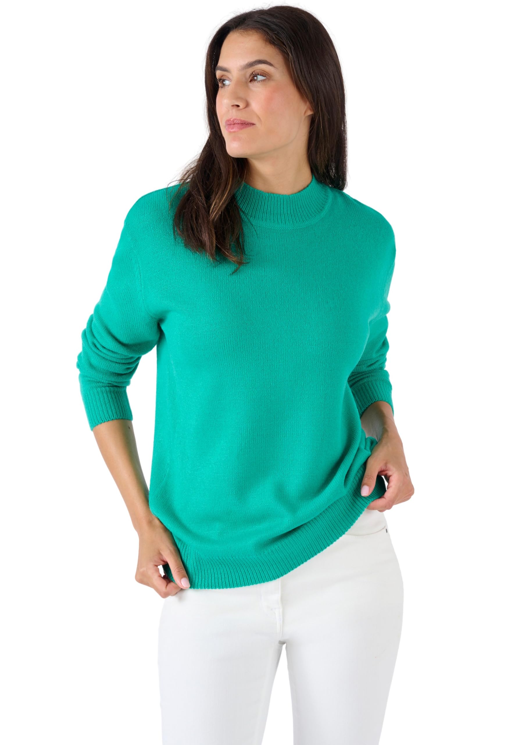 Damart - Turtleneck Jumper, Deep Green, 14/16