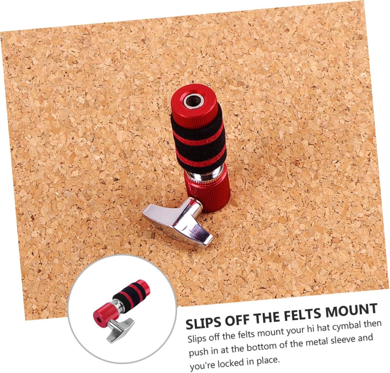 Red Hi Hat Clutch Wc04 Metal Replacement Part for Cymbal Stands