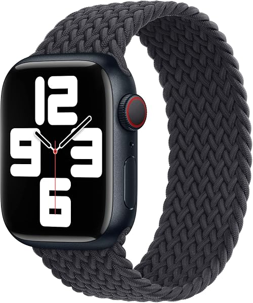 コンパチブル for apple watch バンド ブレイデッドソロループ 38mm/40mm/41mm/42mm 42mm/44mm/45mm/46mm/49mm - 1