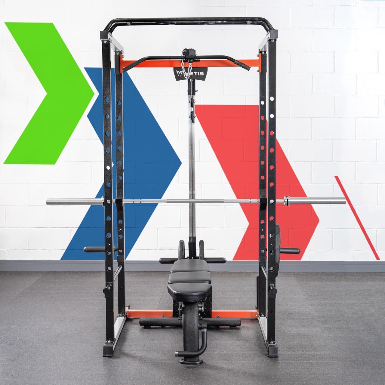 METIS Power Rack Replacement Parts – Heavy‑Duty Replacement Equipment for Enhanced Home and Commercial Gym Performance (Bottom Rear Cross Beam)