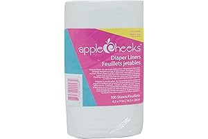 AppleCheeks Disposable, Flushable Diaper Liners