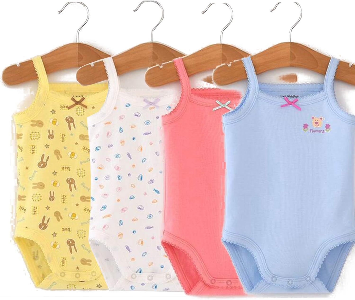 Infant/Toddler Baby Girls Boys Sleeveless Onesies Tank Top Cotton Baby