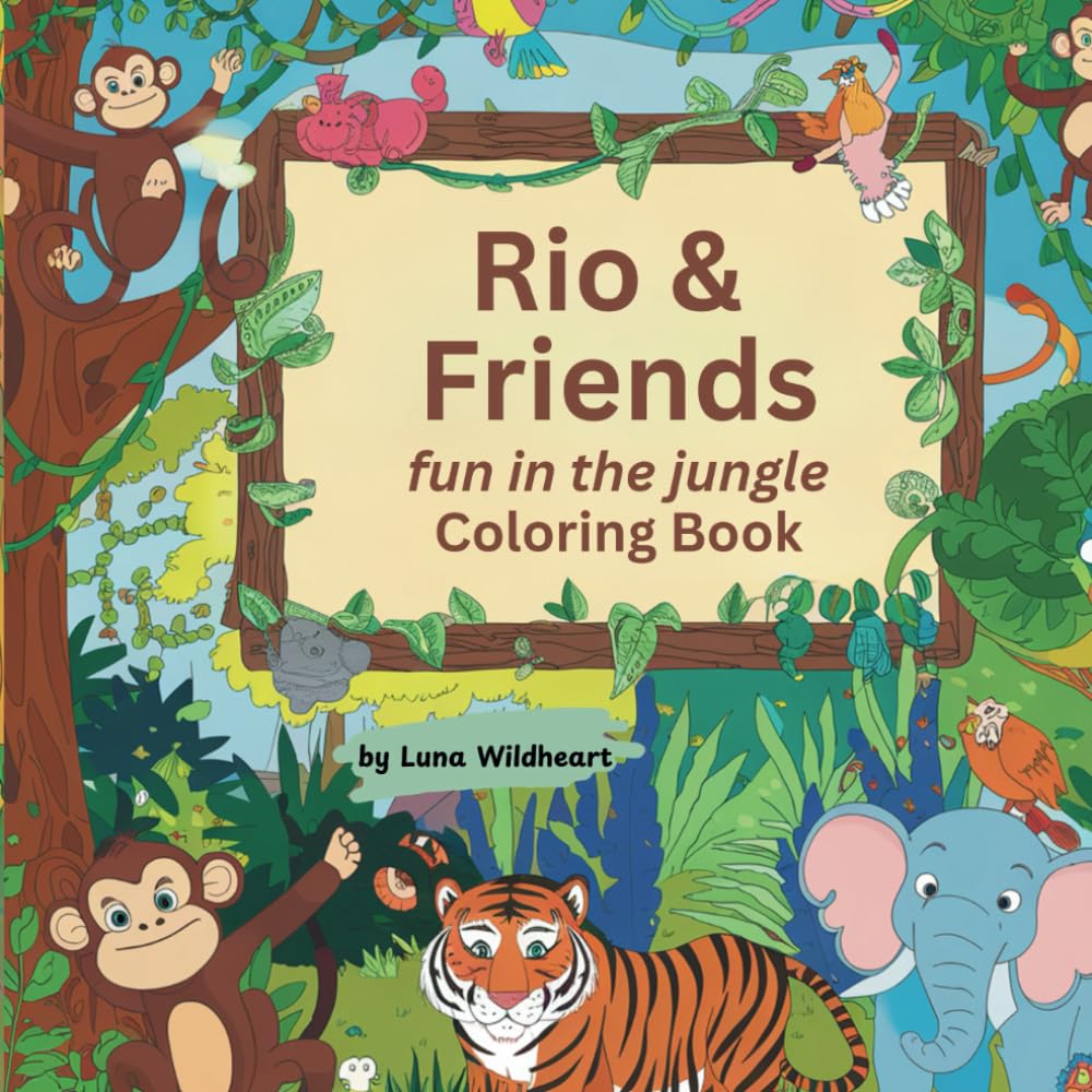 Rio & Friends: Fun in the Jungle Coloring Book
