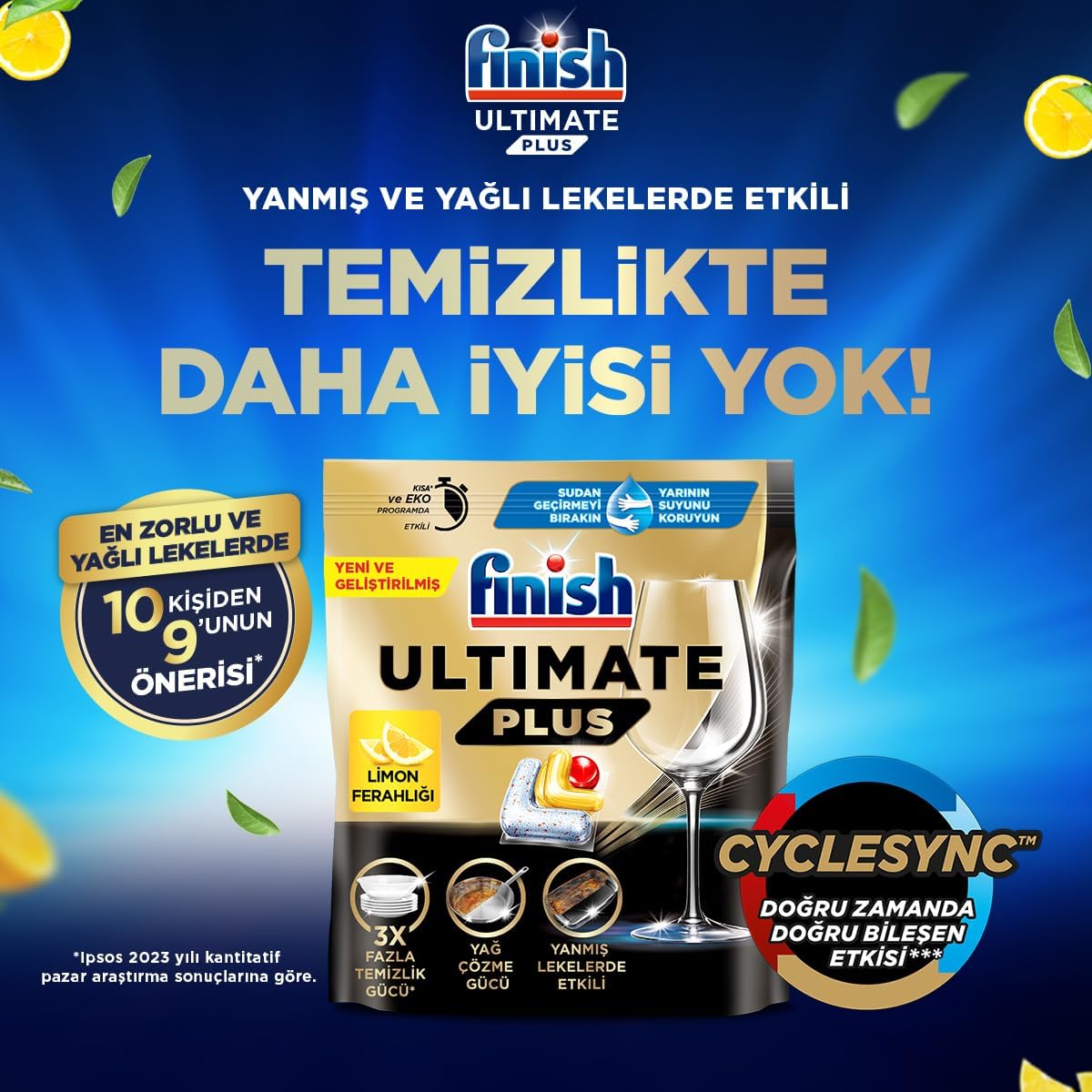 Finish Ultimate Plus Limon 60'lı