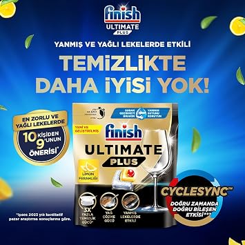 Finish Ultimate Plus Limon 40'lı