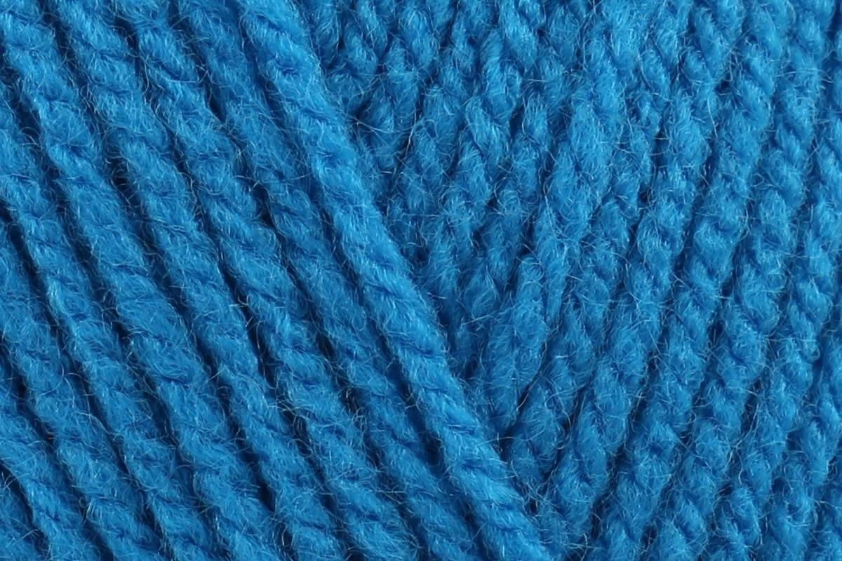 Sirdar Hayfield Bonus DK Crochet Yarn, 100% Acrylic Double Knitting Wool for Toys Jumpers & Sweaters - 100g Ball - Neon Blue (553) - Single (1 Ball) โ image 1