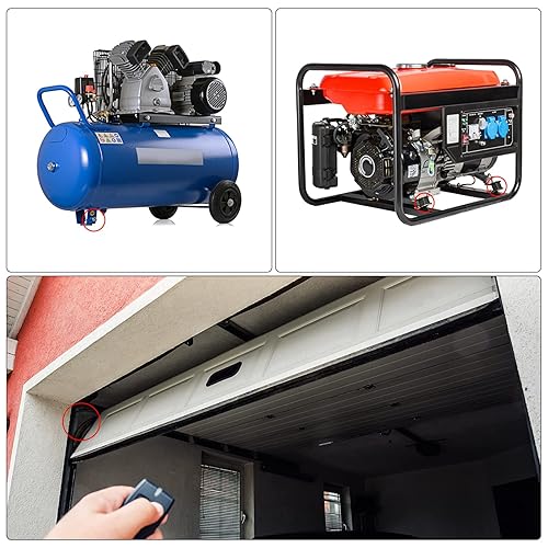 Miniatura 5 de uxcell Soportes de goma, 8 unidades M8 machohembra aislador de vibración, amortiguador, para motor de garaje, compresor de aire, bobinas de barco,