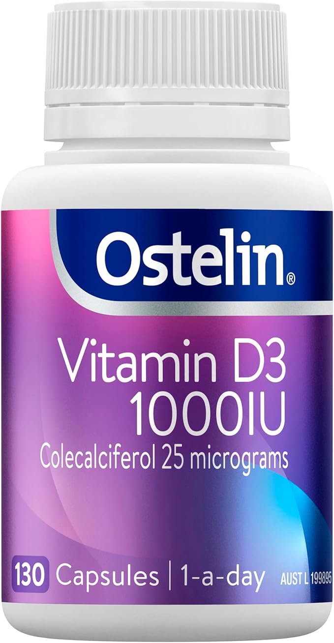 Ostelin Vitamin D3 1000Iu Maintains Bone and Muscle Strength Helps
