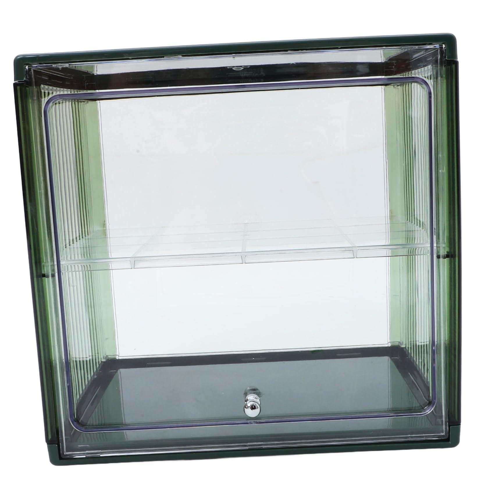 COLLBATH Box Transparent Kitchen Storage Organizer for Fresh Breads and Snacks Plastic Container for Countertop Use Space Saving Design