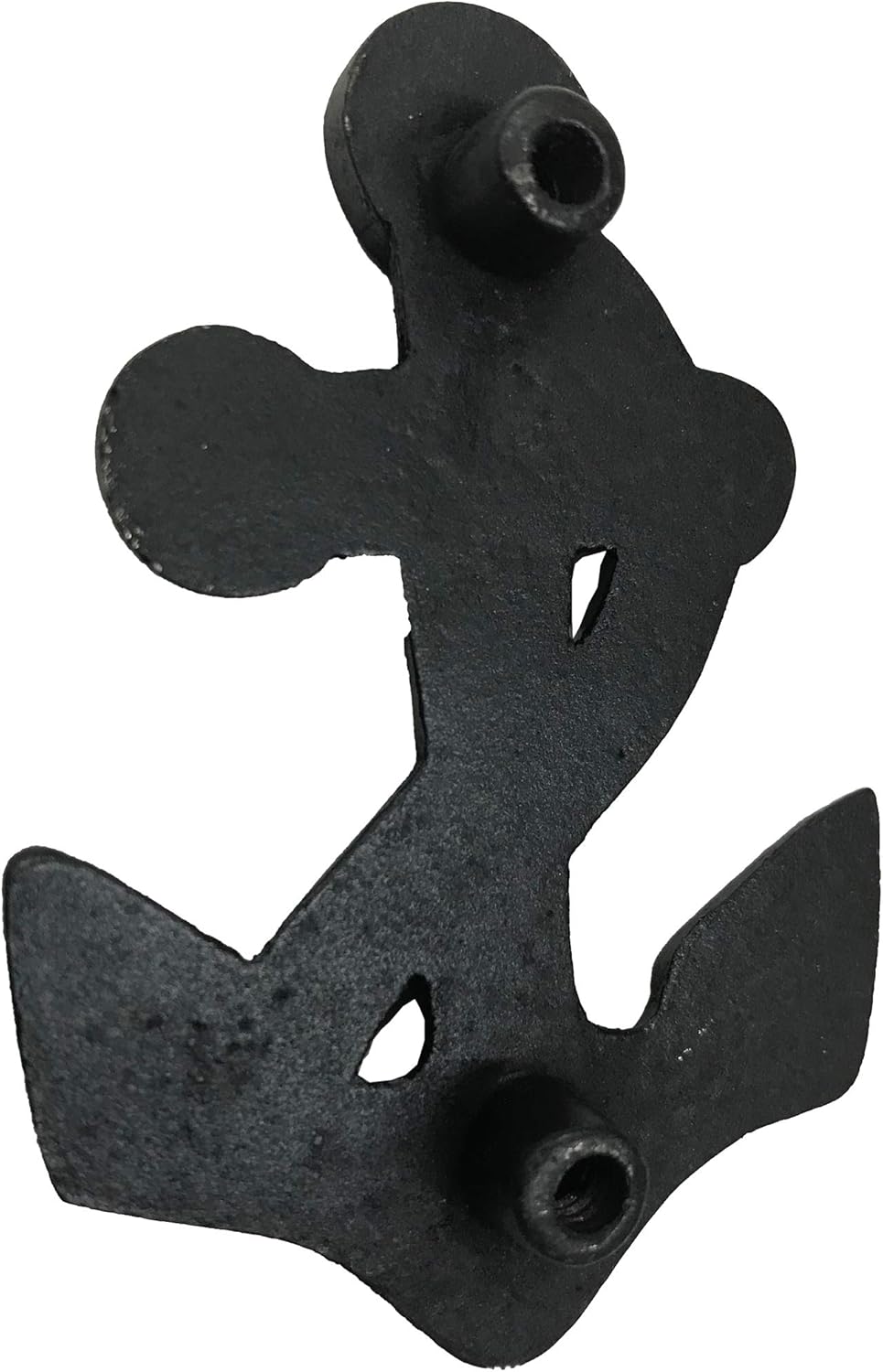 (2) 3"- Anchor - BB-349 - Cabinet Knob Handle - For Gate, Drawer, Closet, Cabinet, Dresser - Black Wrought Iron Finish - BB-349 (2)
