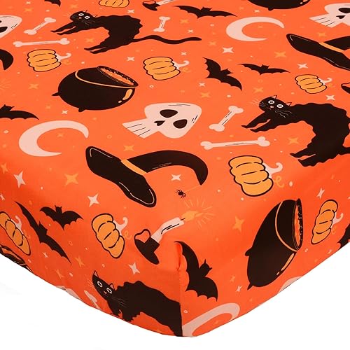 Miniatura 7 de Cloele Sábana bajera ajustable para cuna de dinosaurio, 100% poliéster, paquete de 1 sábana para cuna estándar y colchones de niños pequeños, sábana