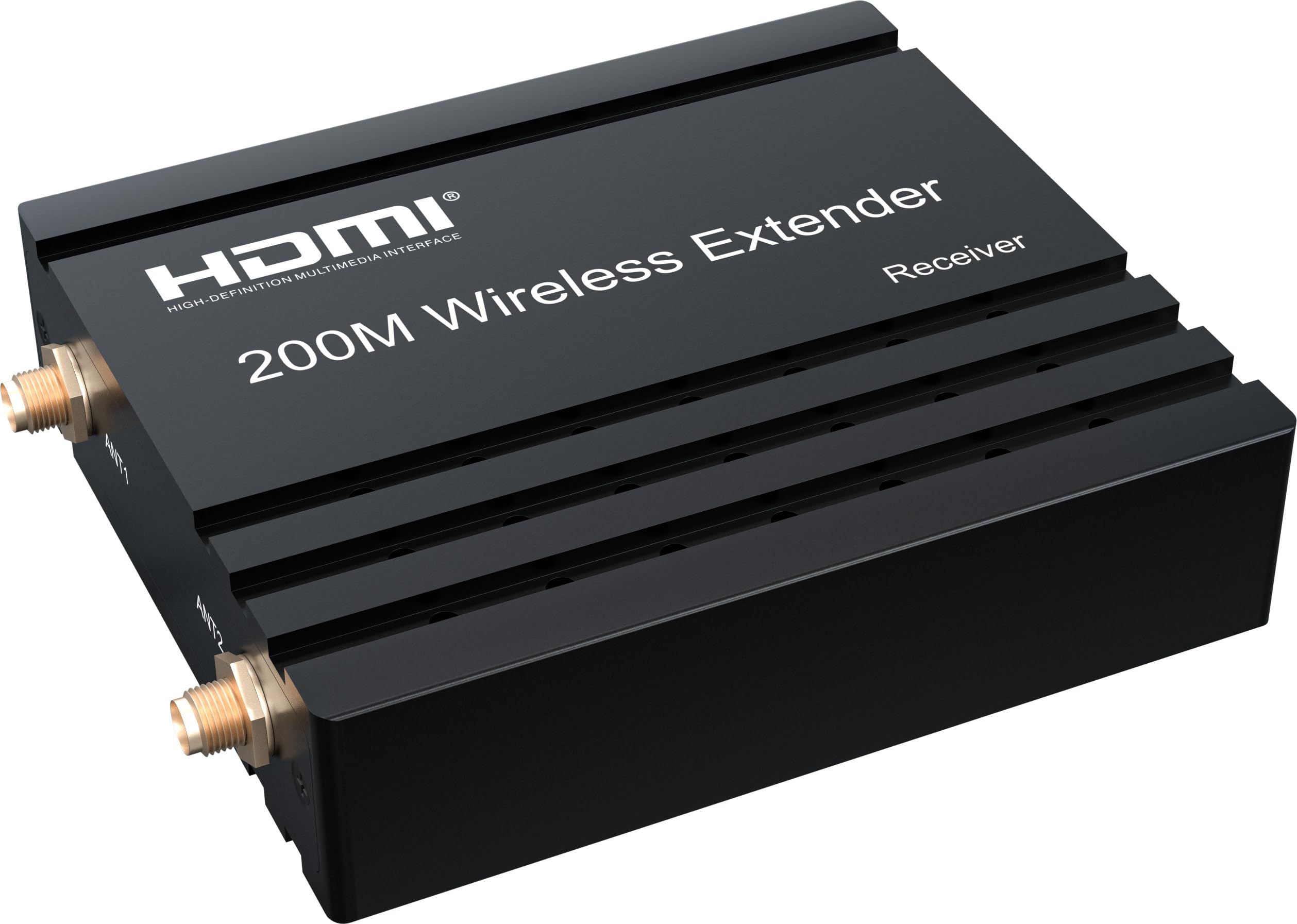 PremiumCord HDMI Extender Wireless Fino a 200 m, Full HD 1080p, HDMI 1.3, HDCP 1.3, Custodia In Metallo