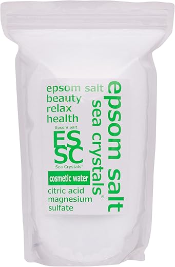 エプソムソルト コスメティックウォーター 2.2kg入浴剤 (浴用化粧品)クエン酸配合 シークリスタルス