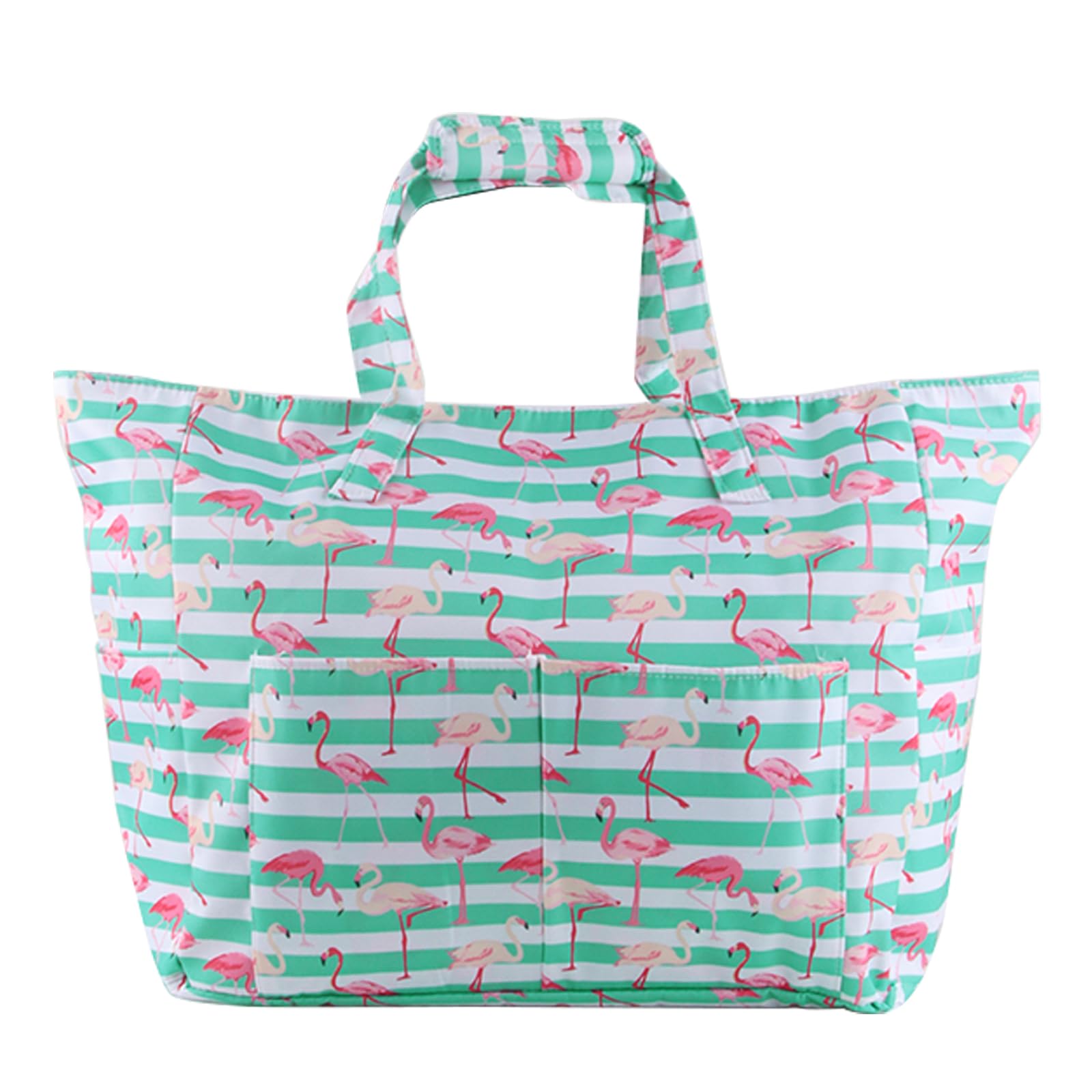 ACTOYS Borsa Mare Grande XXL Famiglia, Borsa Mare Donna, Borsa Spiaggia Donna, Borsa Mare con Cerniera, per Viaggio, Vacanza, Piscina, Fitness, 43 x 38 x 15 cm